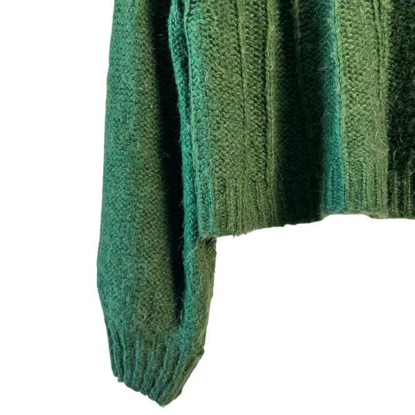 Urban Outfitters Green Martha Slouchy Knit‎ Pullover Crew Neck Sweater Small - Image 7