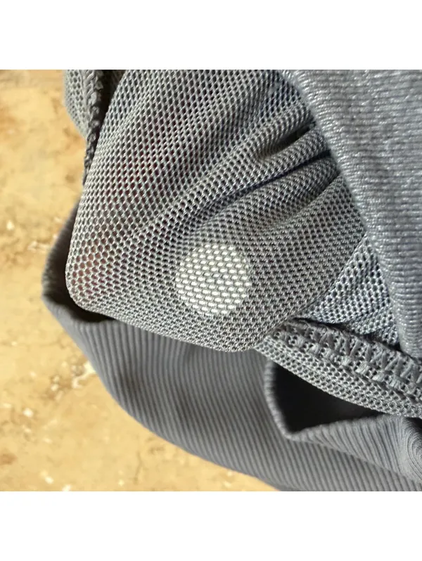 Lululemon Daily Practice Jacket Hoodie Luon Heathered Slate Gray Women's Size 4 - Image 9
