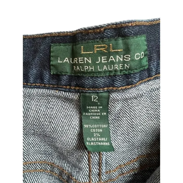 LRL Lauren Jeans CO Ralph Lauren Medium Wash Pencil Skirt Size 12 - Image 2