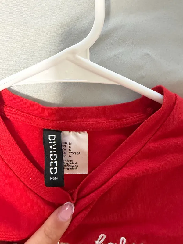 Not Your Baby tee Red Size M - Image 2