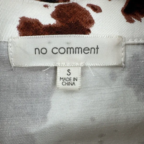 No Comment Cow Print Vest Women S Brown White Zip Front Western Cowgirl Y2K - Image 5