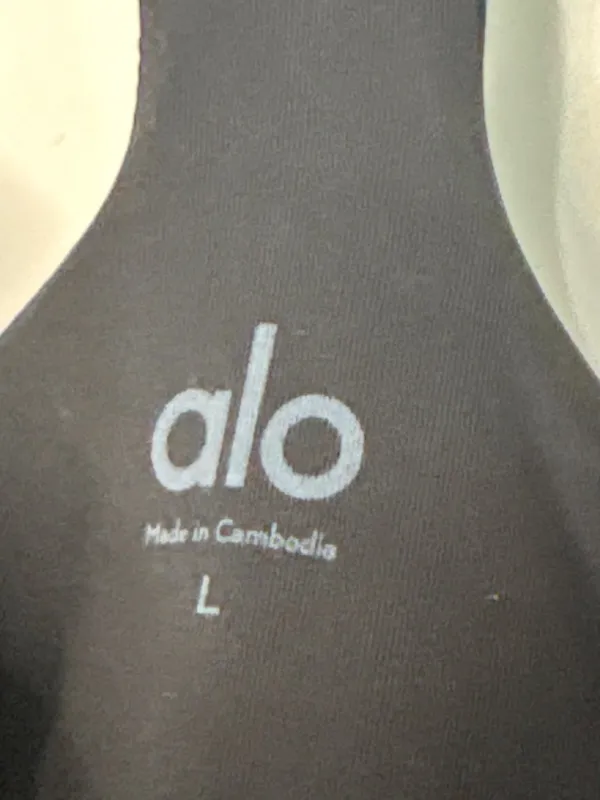 Alo Yoga Suit Up Bra in Black Large New Womens Cropped Tank Top - Image 7
