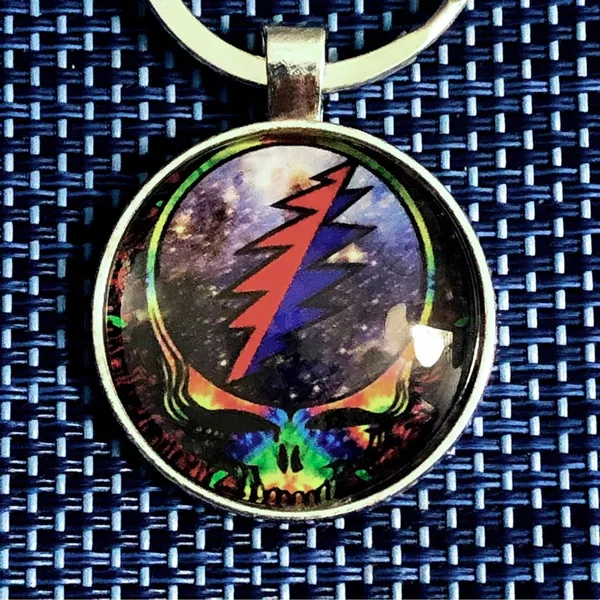 Grateful Dead Keychains SPACE YOUR FACE KEYCHAIN Custom Made BUYITWHENFOUND - Image 13