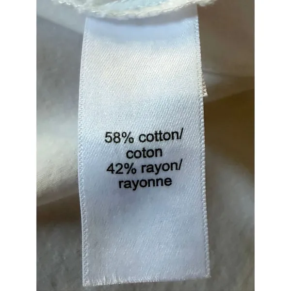 Maurices White Button Down Shirt Size L Long Sleeve Pocket - Image 5