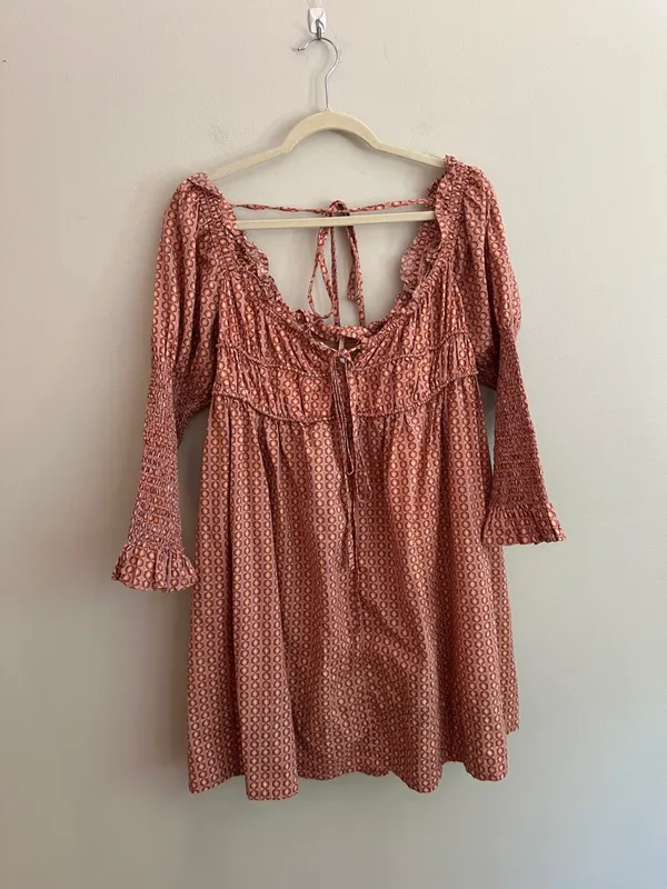Free People Star Dip Mini Dress - Glass Roses Combo - Image 8