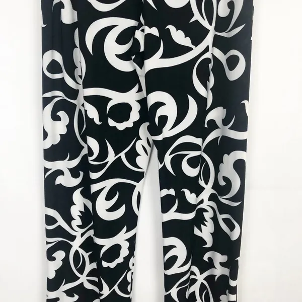 Flirt Pink Women's High Rise Floral Pants Juniors XL - Image 8