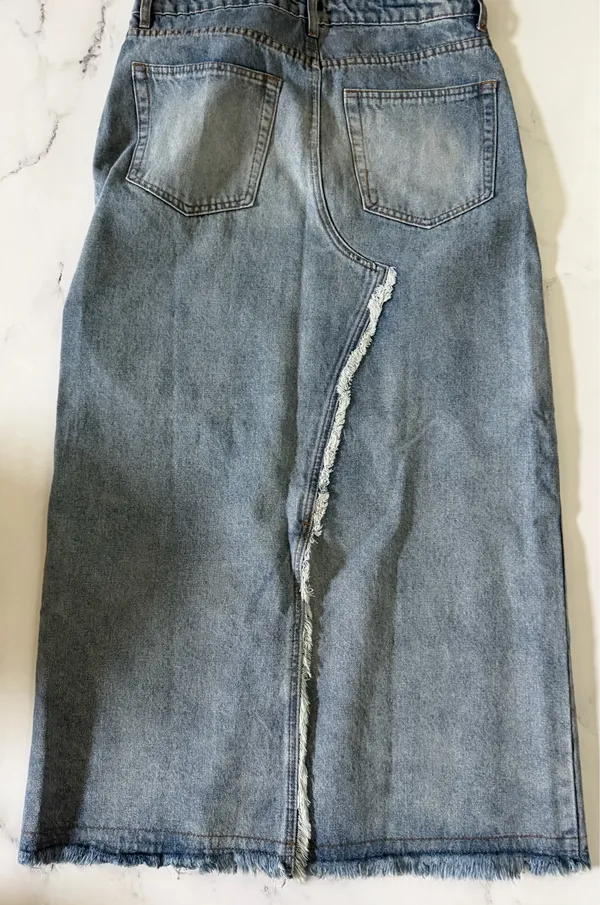 Signature Collection Denim Skirt - Image 5