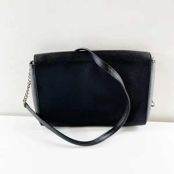 Kate Spade New York Maiden Way Saffiano Remi Crossbody Bag Black - Image 5