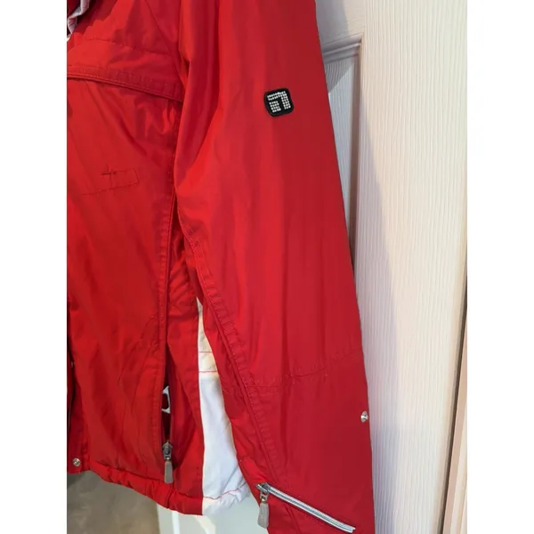 Nevica Women’s Insulated Ski Jacket Snowboard Winter Coat Red & white Sz 8 warm - Image 15