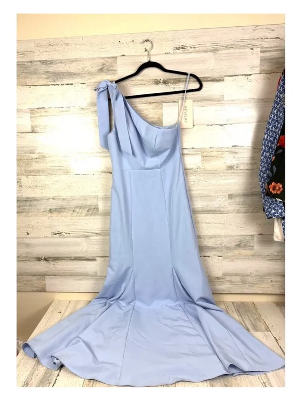 Revelry Rowan periwinkle crepe dress NWT - Image 4