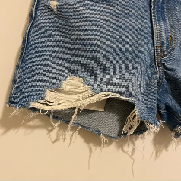 Abercrombie & Fitch Curve Love Boyfriend Short Mid Rise size 0/25 - Image 2