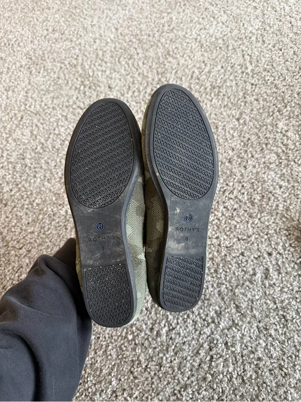 Rothy's Green Camo Knit Loafers - Image 6