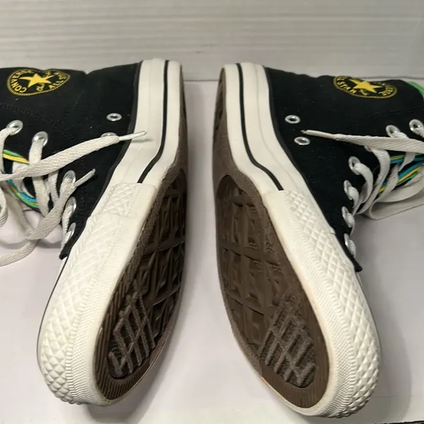 Converse Chuck Taylor Multi colored, Multi tongue Hi Top Sneakers Woman 8 Men 6 - Image 11