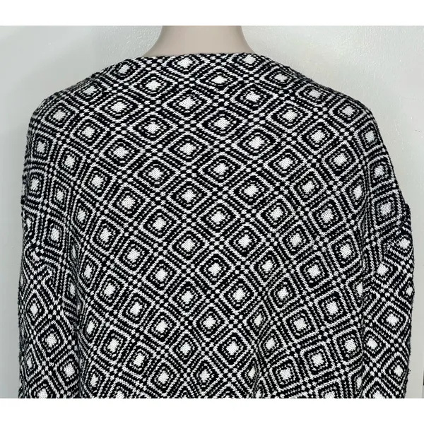 Buckle Striped Fly Away Knit Cardigan Sweater - Image 10