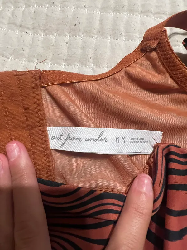Urban Outfitters Out From Under Tiger Corset Top - Image 3