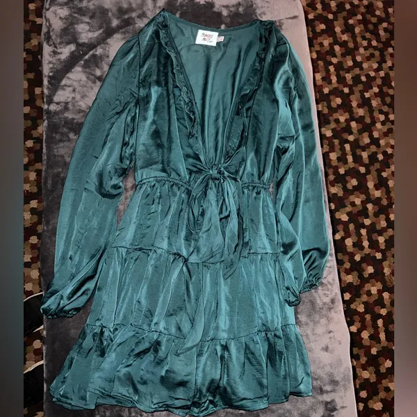 Princess Polly Randi Mini Dress in Teal Size 6 - Image 8