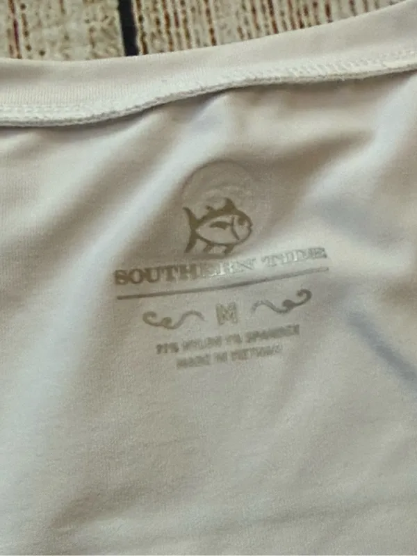 Southern Tide Tank Top Size Medium Malia Racerback Womens Classic White - Image 11