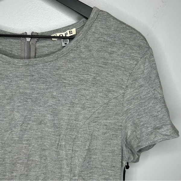 Urban Outfitters COPE‎ Gray Tee Romper Bodysuit Size M NWT - Image 6