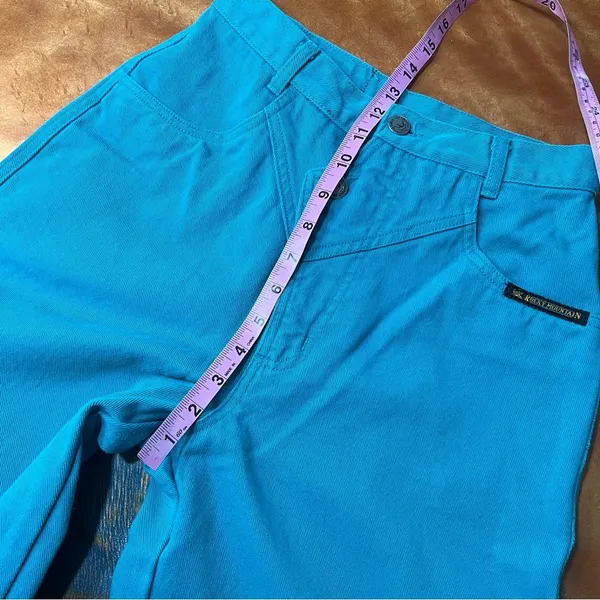 Rocky Mountain Clothing Turquoise High rise Jeans size 25” bare back riding - Image 9