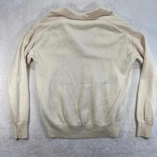Wilfred Merino Wool Blend Sweater Collared Knit Top Pullover XS - flaw‎ - Image 7