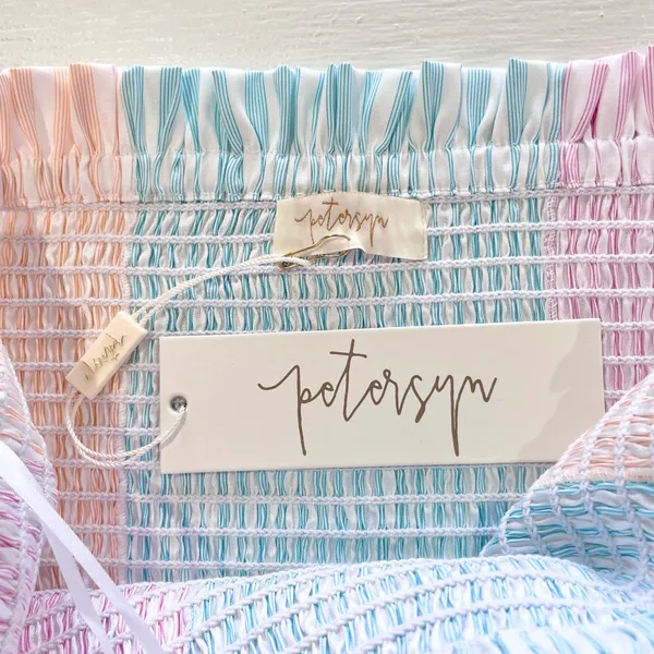 Petersyn New Smocked Ruffle Tube Top Marianna Tutti - Image 11