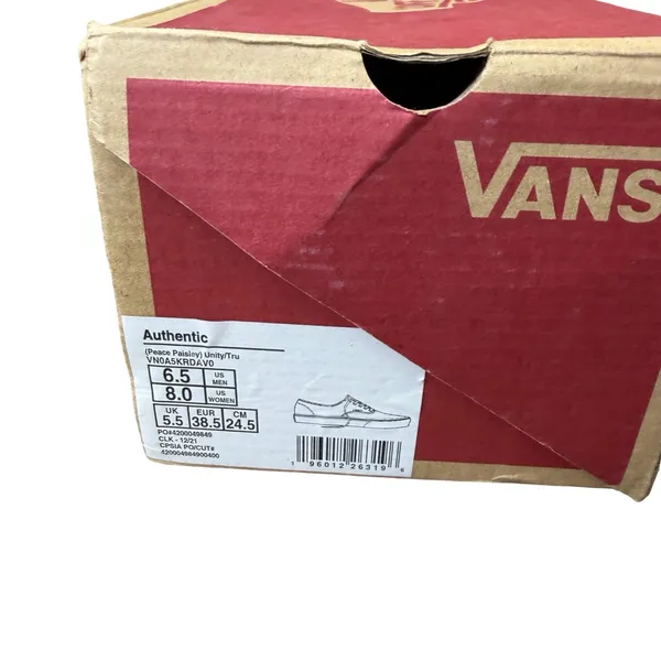 🌼 Vans Women’s Authentic‎ Peace Paisley Patchwork Sneakers Size 8 🌼 - Image 7