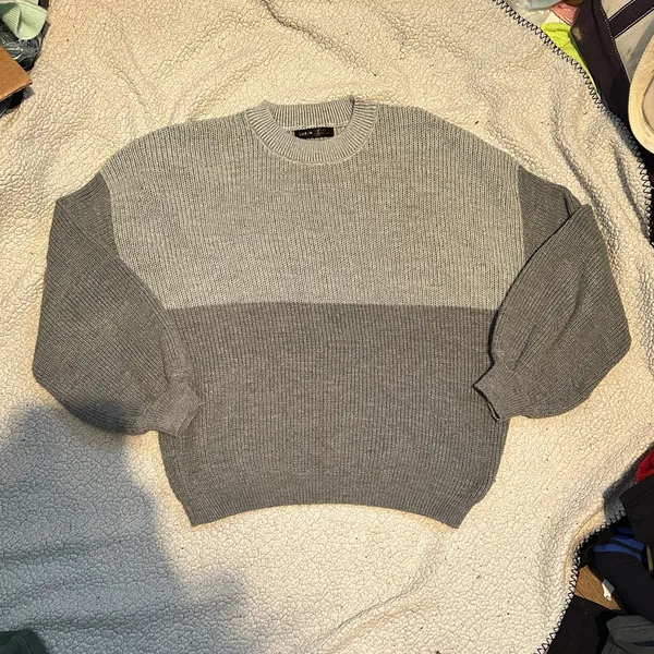 SHEIN Colorblock Drop Shoulder Sweater  - Image 2