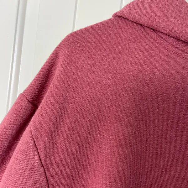 EUC PRIMARK women’s deep pink thick‎ warm pullover hooded pocket sweatshirt M - Image 6