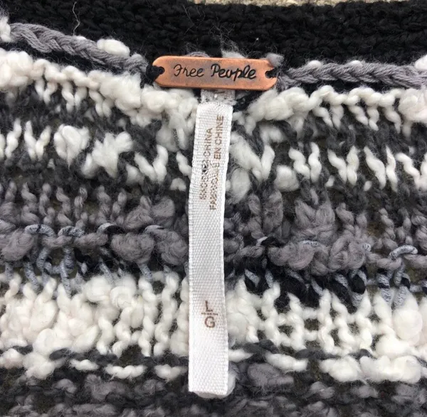 Free People Striped Sweater Size Large - Image 6