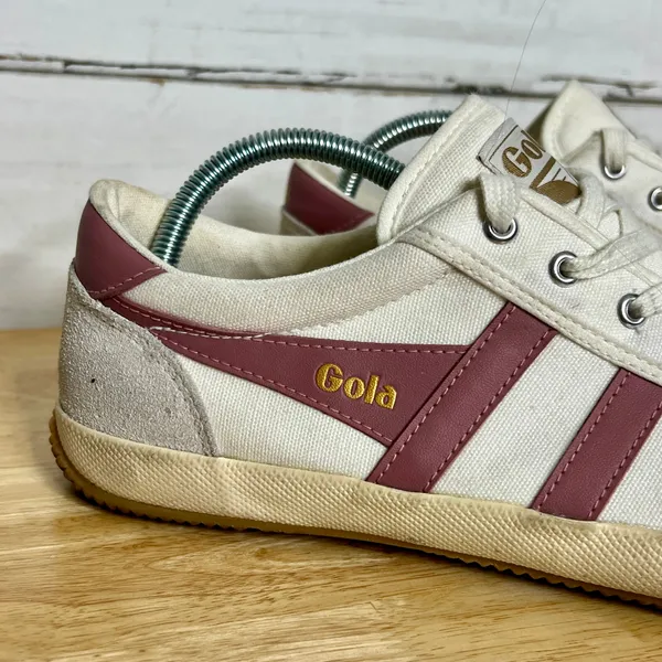 Gola Badminton Low Top Sneakers Dusty Rose Shoe Size 11 - Image 3