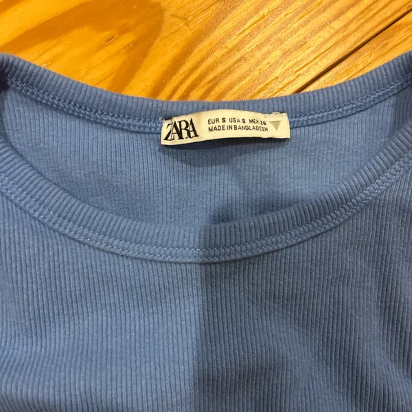 ZARA High Neck Ribbed Tank Top - Image 2