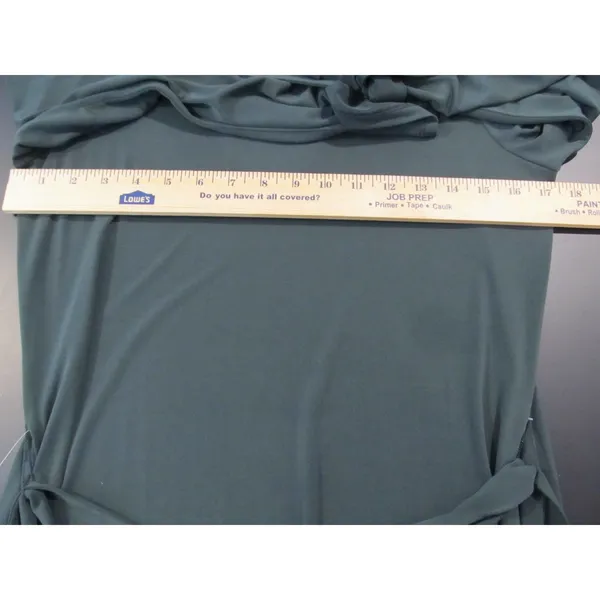 Michael Kors Women’s Green Wrap Dress Gold Chain Detail Size Small Pre‑Owned - Image 9