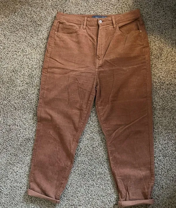 Indigo rising boyfriend corduroys Brown Size 31 - Image 2