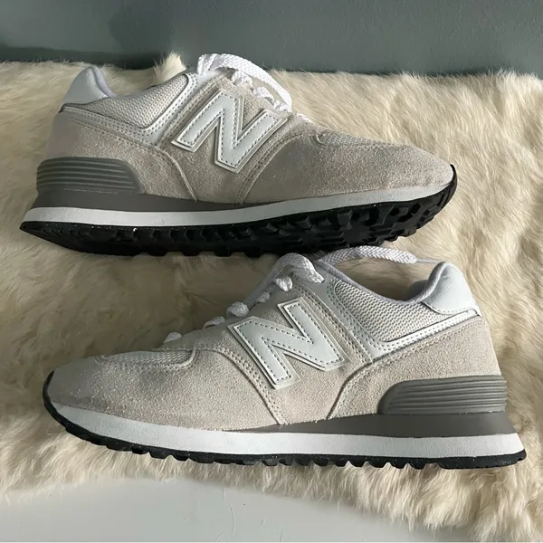 New Balance Women’s 574 Core Suede Mesh Sneakers - Image 12