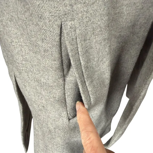 The Savile Row Co gray sleeveless collared open cardigan sweater vest XS - Image 6