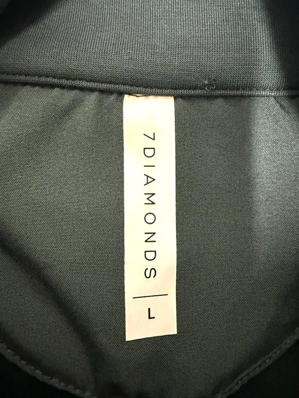 7 Diamonds Rev Crop Quarter Zip Green Size L - Image 9