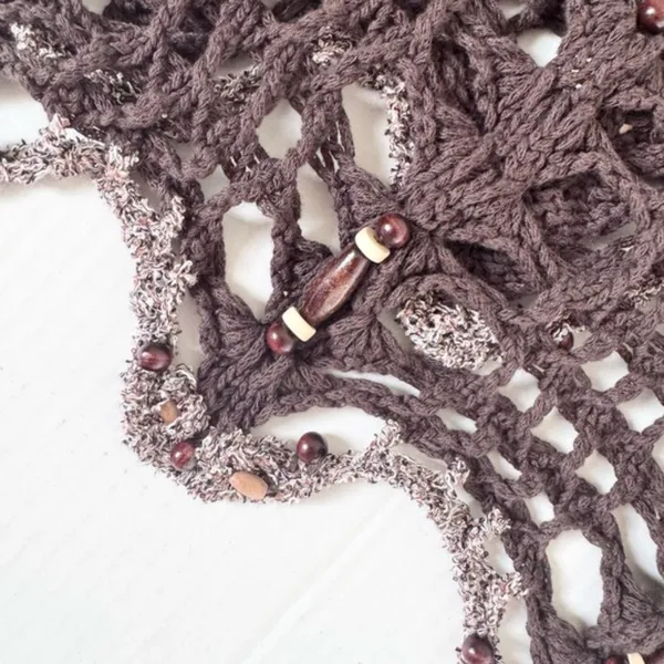 Zara Black Crochet Open-Knit Top - Image 7