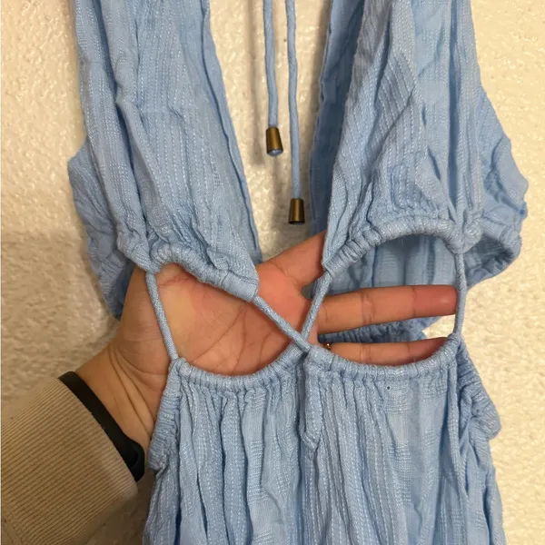 L*Space Light sky Blue Rafael Cover-Up size SM - Image 8