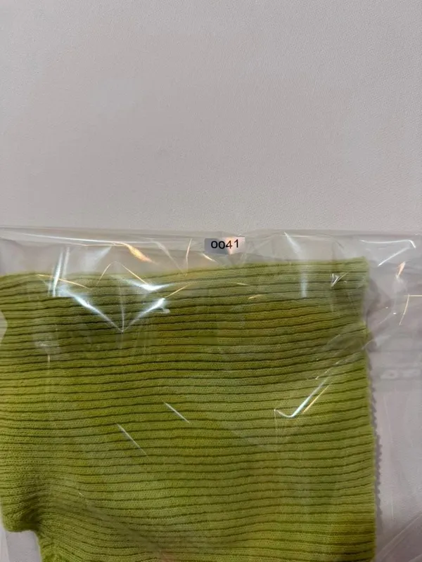 ASOS Avocado Moss Lime Ribbed Knit Crop Top Tee Greencore Soft Y2K Acubi - Image 8