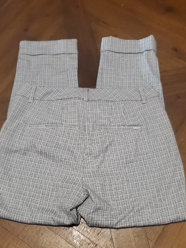 White House Black Market Micro-Check Crop Pants - Image 4