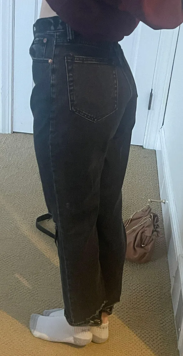 Abercrombie Ankle Straight Ultra High Rise Jeans - Image 2