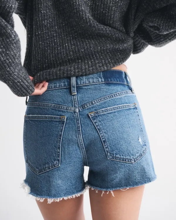 Abercrombie high rise mom short - Image 2