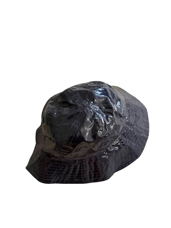 LACOSTE Unisex Navy Blue Bucket Hat Size Medium - Image 2
