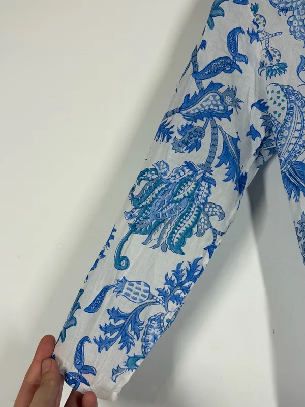 Roller Rabbit Amanda Kurta Top Size Small - Image 7