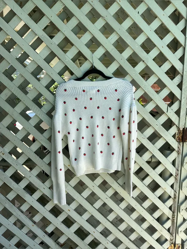Anthropologie Maeve Embroidered Sweater Top - Image 8