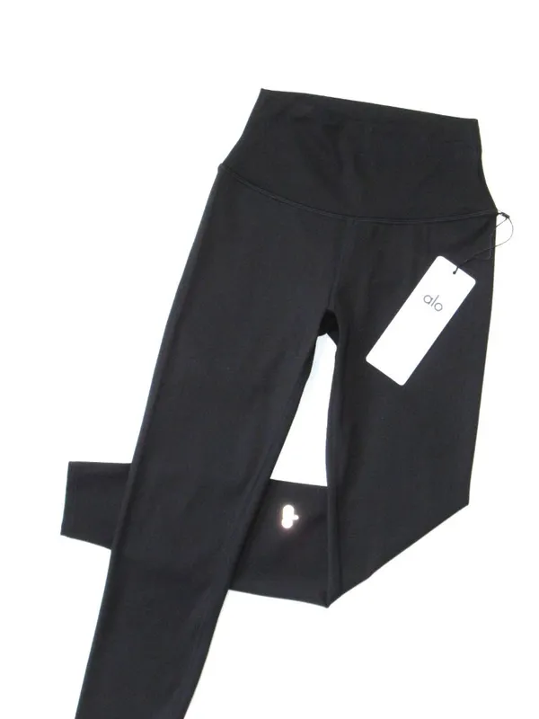 NWT ALO Softsculpt High-Waist 7/8 Legging in Black Stretch Leggings S - Image 2