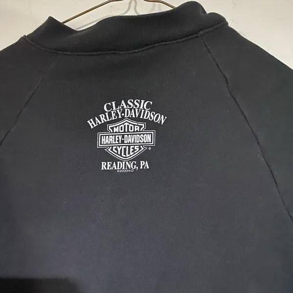 Harley zip up sweater medium - Image 3