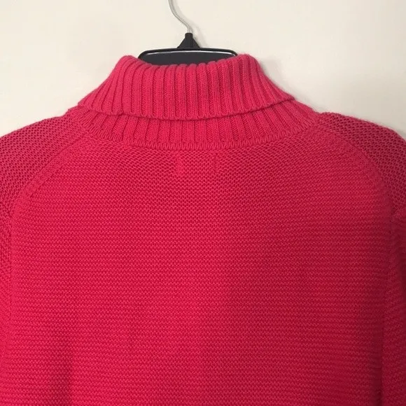 J. Crew Classic mock Turtleneck Sweater Size Medium Cotton merino wool blend - Image 12