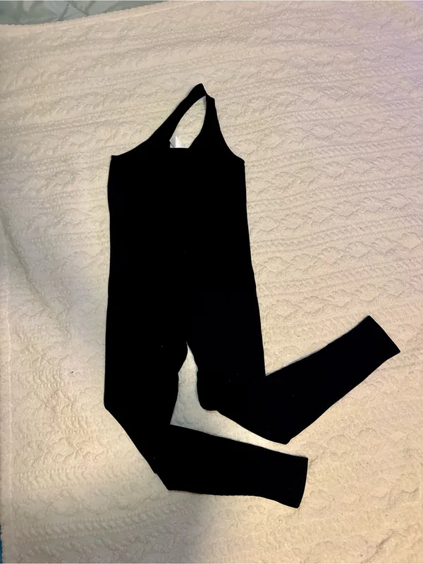 Amazon TrainingGirl Women’s Sports Jumpsuit One Shoulder Black Medium - Image 4