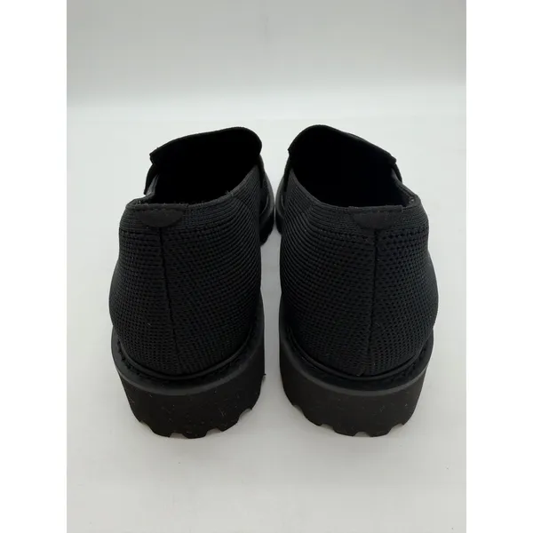 Vivaia Francesca Platform Chunky Heel Penny Minimalist Preppy Black Loafer 8 - Image 7